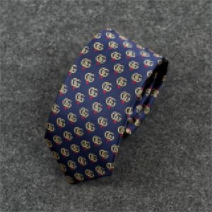 2023 Nya män slipsar Fashion Silk Tie 100% Designer Slitte Jacquard Classic Woven Handgjorda slips för män Bröllop Casual and Business Slips med originalbox G8F1