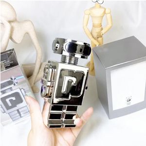 Stokta Phantom Robot Erkekler Parfüm 100ml Şöhret Kokusu Eau De Parfum Erkekler Hayalet Parfümler Lady Kokular Uzun Kalma Püskürtme Parfum Deodorant