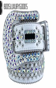 2022 Designergürtel Simon Gürtel für Männer Frauen Glänzender Diamantgürtel weiß cintura uomo boosluxurygoods300W1650093