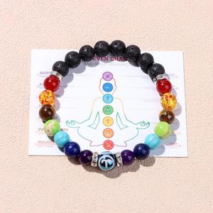 Charm Armbänder Naturstein 12 Sternbilder Perlenarmband Männer Frauen Universal 7 Chakra Armreif Yoga Energie Armband Sternzeichen Schmuck