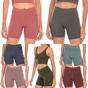 Align Lu Yoga Lady Pantaloni nudi Pantaloncini tinta unita 3 pantaloni Fitness attillato Tre leggings Pantaloni sportivi da jogging veloci e liberi Pantaloni sportivi elastici Velocità rapida