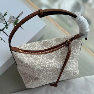 Nieuwe Tote Bag Designer Tas voor dames Canvas schoudertas Crossbody Handtas Rits Lunchtas Mode Dames Portemonnee Merk Vrouwelijke handtassen 22 cm Zadel Rugzak kaarthouder