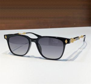 Nowy projekt mody mężczyźni okulary przeciwsłoneczne nazywają melice retro kształt kwadratowy punkowy san z skórzaną powłoką odbijającą soczewki przeciw.