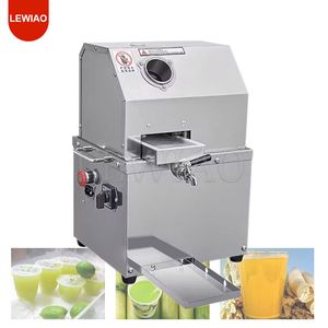 Elektrisk sockerrör juicer 220v kommersiell vertikal rostfritt stål färsk pressmaskin sockerrörsextraktor