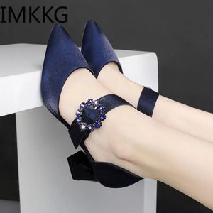 Сапоги Blue Crystal Banquet Pumps Женская обувь шелк