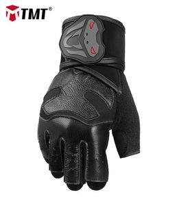 TMT Gym Handschuhe Gewichtheben Fitness Workout Crossfit Sport Bodybuilding Hanteln Krafttraining Halbfinger Männer Handgelenk Handschuhe Q1967737