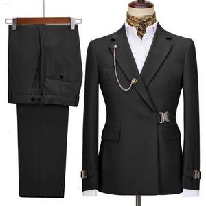 Męskie garnitury Blazer Pants for Men Decoration Kurtka włoska projektant imprezowy ślub Slim Fit Homme Banquet Suit M A C Ffshorts