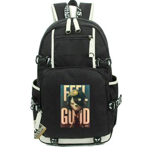 Feel Good Inc backpack Gorillaz Daypack Band School Bag Music Music Print Rucksack Disual Schoolbag Computer Day Pack