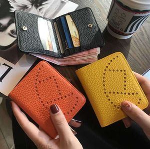 Para klipleri yeni kızlar kawaii kimlik kartı cüzdanlar pu deri kadınlar kısa öğrenci sevimli fermuar küçük cüzdan kadın moda şekeri colorhkd230627