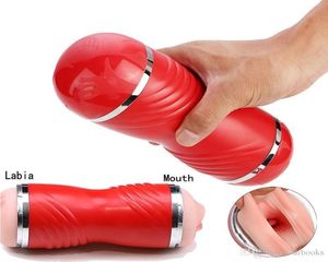 Et gerçekçi erkek mastürbasyon oyuncak oral 3d derin boğaz vibratörleri yapay vajina mastürbatörleri fincan silikon kedi oral seks toy7848466