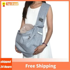 Bolsa transportadora para cães, estilingue para animais de estimação, para cães pequenos, gatos, portátil, ombro, viagem ao ar livre, suprimentos de transporte crossbody