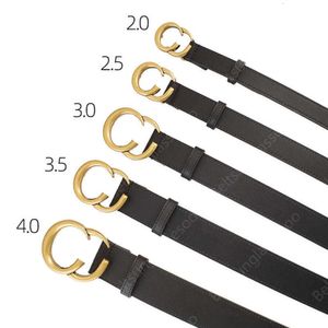 Cinto de luxo com fivela grande cinto de designer mulher homem ceinture luxo moda cinto bronze letras duplas fivela 4 cores 20 opções largura 2,0 cm 2,5 cm 3,0 cm 3,5 cm 4,0 cm