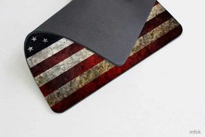 Muskuddar handled vilar USA: s nationella flagga Musepad som inte slipar gummibasen mus kuddar för datorer bärbara kontorsbeskrivning Tillbehör Musdyna