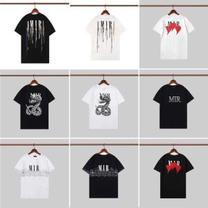 Designer-Herren-T-Shirts, bedruckt, modisches Damen-T-Shirt, Baumwolle, lässige T-Shirts, kurze Ärmel, luxuriöses Grafik-T-Shirt, Streetwear-T-Shirts, Amirly-Shirt