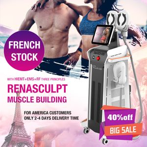 2023 EMS Neo RF body slimming tighten muscle building emslim HIEMS slim machine 5000W powerful 13 Tesla 4 handles work together