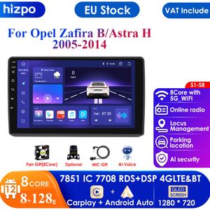 Per Opel Astra H 2004-2014 Zafira B 2din Android 12 Autoradio Multimedia Video Player 4G-LTE Carplay AI Unità principale Autoradio Audio