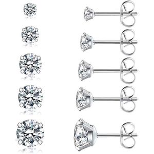 Wholesale Cubic Zirconia Stainless Steel Diamond 18k Pure Gold Stud Earrings Best Selling Products 2023 in Usa Jewelry