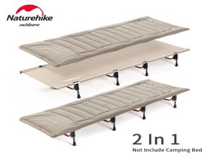 Camping Bed Ultralight Soft Cotton Sleeping Pad Outdoor Camping Tält Portable Folding Madrass Keep Warm 2205046803050