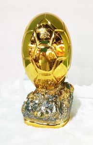 24cm Ballon D039OR Trophäe für Resin Player Awards Golden Ball Soccer Trophy Mr Football Trophäe 24CM BALLON DOR MVP1998141