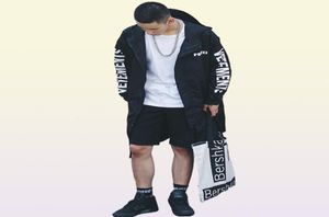 新しいVetements Polizei Man Jacketsフード付きレインコート防水日焼け止めトレンチカジュアルヒスリートリートブランド男性衣料品3783558