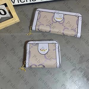 Purple Pinksugao Modna portfel Monety torebki Tortes Card Torby Clutch Clutch Wysokiej jakości długi styl torebki zakupowe 2Size Changchen-231215-18