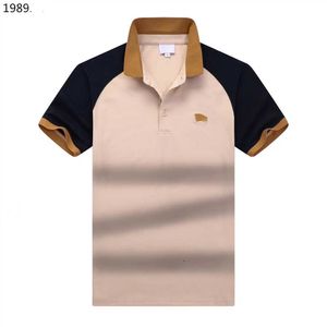 Mens Designer Polo T-Shirt Brand Small Horse Clothing Men Men Fabric Letter Polo T-Shirt O Twlar Disual Tee Shirt