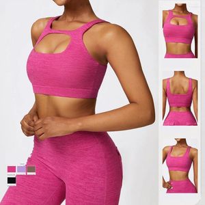 Women's Tanks Women Sports Fashion Stretch Underwear Yoga Bras Soft Workout Gym Running Push Up Crop Tank Sleeveless Shirt Athletic Top