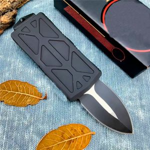 Nyaste Micro Tech Flying Fish Wallet Automatisk kniv ut från den främre blad Zinklegeringshandtaget Camping utomhusjakt Vandring Självförsvar EDC Auto Knives UT85 UT88 4600