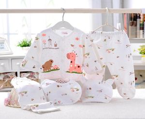 Born Baby Girl Clothes 100 Cotton Infant Clothing Set Brand Boy For Pant Outfit Hat Suit Sets4240309