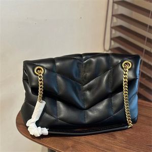 Tasarımcı Çanta Luxurys Kadın Omuz Çantası Loulou Puffer Kapitonlu Çanta Deri Çantalar Zincir Kuzu Halk Crossbody Çantalar Çanta Çantaları