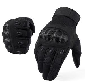 Nya helt taktiska handskar Army Paintball Airsoft Shooting Police Hard Knuckle Combat Full Finger Driving Gloves Men CJ1912255221767