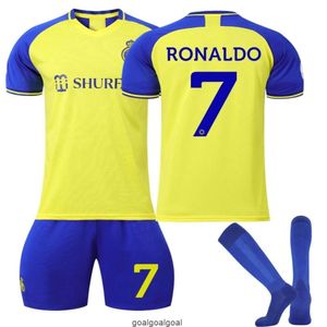 22-23 Shatteriade Jersey Size 7 Cristiano Ronaldo Jersey Football Jersey Set Quick Drying Set