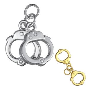 Legierung Silber Gold Charm Anhänger Schöne Handschellen Halskette Armband Ohrringe DIY Schmuck Zubehör Kostenlose Lieferung