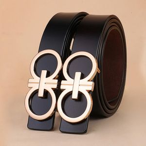 Cinture per bambini in vera pelle Cintura in metallo con fibbia in oro argento Cintura per tutte le partite Ragazze Ragazzi Donne Cintura di alta qualità3481405