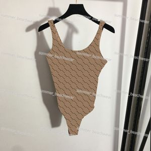 Designer de uma peça maiô tripulação pescoço halter bikini sexy leakback roupa de banho para mulheres verão praia surf biquíni de secagem rápida