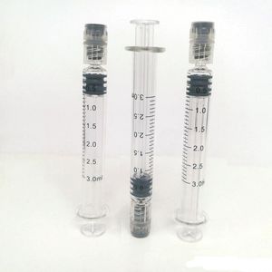 1ml 3ml 5ml Luer Lock Glassシリンジオイル充填ツールTh205 M6Tアトマイザーカートリッジ測定マークガラスタンクのインジェクター