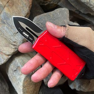 OTF Taşınabilir Kendinden Savunma Dış Mekan Çift Eylem Taktik Bıçak 440 Blade Mini Pocket Bıçak Kamp Av Expedition EDC Aracı