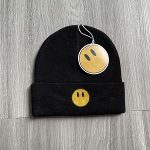 Moda Tasarımcı Beanie Kadınlar İçin Erkekler Sebensiz Beanie Hat Baskılı Klasik Moda Sokak Şapkaları Gülümseyen Yüz Lüks Sonbahar ve Kış Beanies