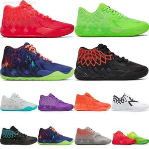 OG Basketbol Ayakkabıları MB.01 MB01 Top Mens Spor Kekatçıları UFO Kraliçe Şehir Buradan Değil Green Gecko Galaxy Rick Rock Ridge Red Man Trainers MB1