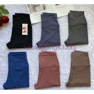 Pantaloni da yoga da donna a vita alta in tessuto Lycra Pantaloni da palestra sportivi Leggings Pantaloni da fitness elastici da donna A-01