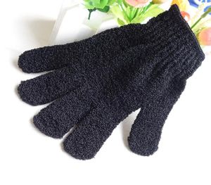 Peeling-Handschuhe, schwarz, Spa-Badehandschuhe, Nylonbürste, Peeling-Duschhandschuhe, Scrubber3380453