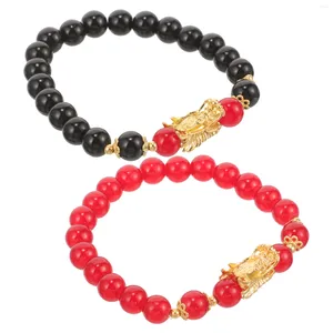 Charme Pulseiras Chinês para Mulheres Dragão Namorada Presentes de Aniversário Meninas Adolescentes Coisas Na Moda Frisada Spigot