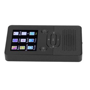 Gravador de voz digital com tela colorida LCD de 1,8 polegadas, suporte de player MP3 / MP4 e mais
