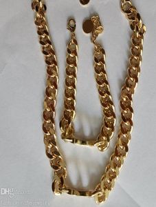 Lyxdesigner smycken choker halsband guld platina chokers för kvinnor trendiga charm brev hänge vuxen halsband och armband s5463218