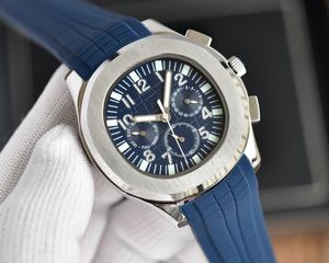 Luksusowe męskie kobiety Watch elegancki ruch automatyczny ruch gumowy pasek wodoodporczych światła na ręczę na rękę Montre de luksuse granatnik projektant Aquanaut 5261