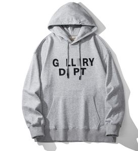 NEW Galleries Mens Women Hoodies Sweatshirts Designers Fashion Trend Depts Classic Letter Printed Hoodie Women High Street Cotton Pullover Tops Clothes