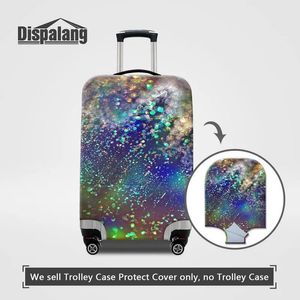 Acessórios Capas protetoras de bagagem para 18 a 32 polegadas Trolley Mala Universo Espaço Nebulosa Impressão Homens Elástico Poeira Sacos de Chuva Caso Waterp