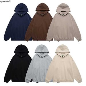 Yeni ürünler eski yıkanmış kazaklar yapmak için piyasada erkekler hoodies sweatshirtler chaopai gündelik katı kapüşonlu gevşek kazak kadife ceket ile ve sonbahar kış için