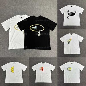 Korteize Tshirt Tasarımcı T Shirt Kadın Erkekler Tee Modaya Gizli Hip-Hop Yüksek Sokak Mektubu Baskı Şeytanlar Adası Gevşek Pamuk Nefes Alabilir Tshirts Yaz T-Shirt