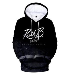 MEN039S Hoodies Sweatshirts Ruth B 3D Baskı Moda Sonbahar Şarj Kıyafet Sports Giyim Kapşonlu Kadınlar Punk Hip Hop Gotik Stil The4448327